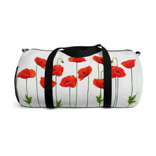Load image into Gallery viewer, Red Poppy Duffle Bag