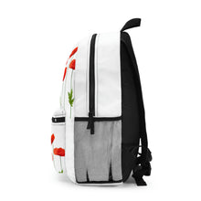 Load image into Gallery viewer, Red Poppy backpack