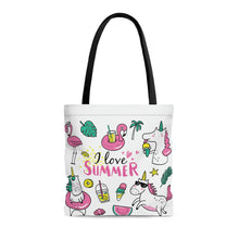 Load image into Gallery viewer, Unicorn Summer Tote