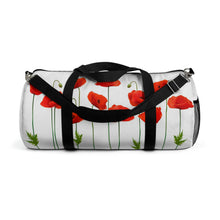 Load image into Gallery viewer, Red Poppy Duffle Bag