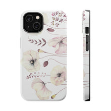 Load image into Gallery viewer, White Poppy MagSafe Tough Cases