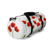 Load image into Gallery viewer, Red Poppy Duffle Bag