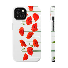 Load image into Gallery viewer, Red Poppy MagSafe Tough Cases