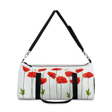 Load image into Gallery viewer, Red Poppy Duffle Bag