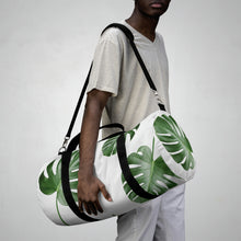 Load image into Gallery viewer, Monstera Leaf Duffle Bag