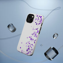 Load image into Gallery viewer, Purple Hearts MagSafe Tough Cases