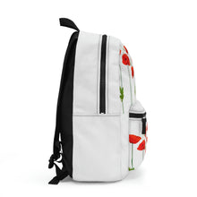 Load image into Gallery viewer, Red Poppy backpack
