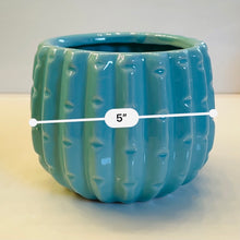 Load image into Gallery viewer, Blue Cactus Pot